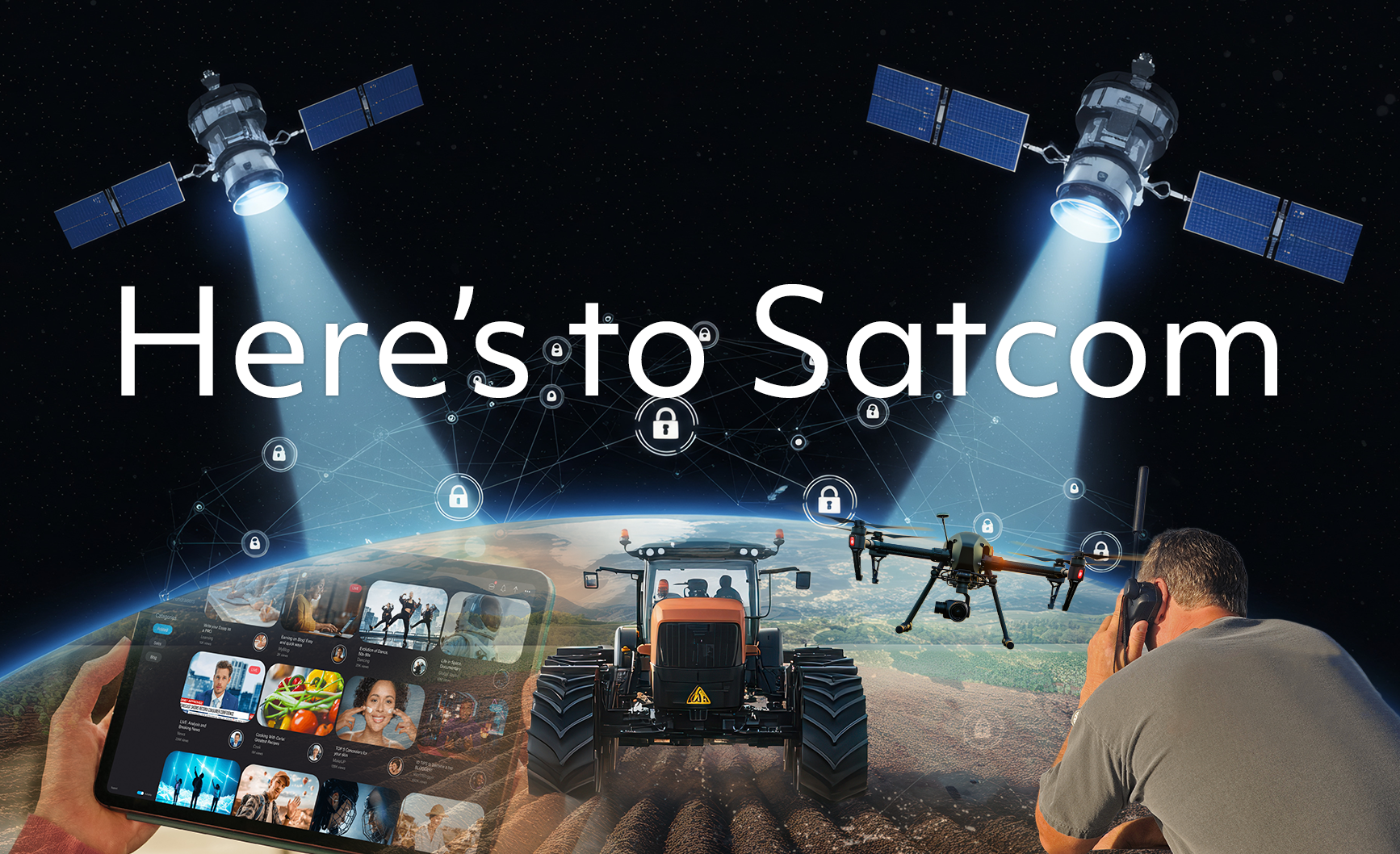 Here’s to Satcom